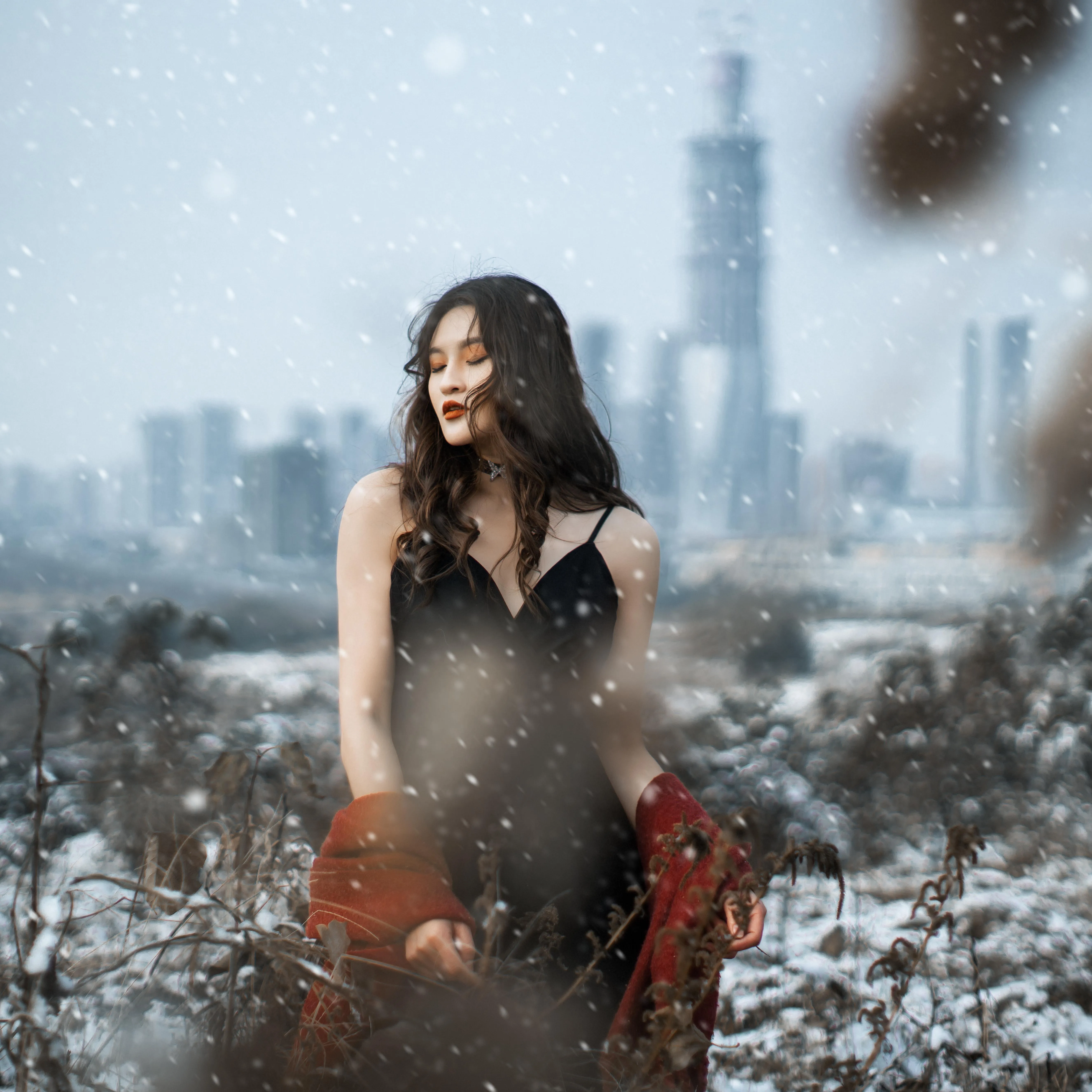 [YITUYU艺图语]2021.12.29 THE SNOW CITY 翠花儿 [23P]插图3